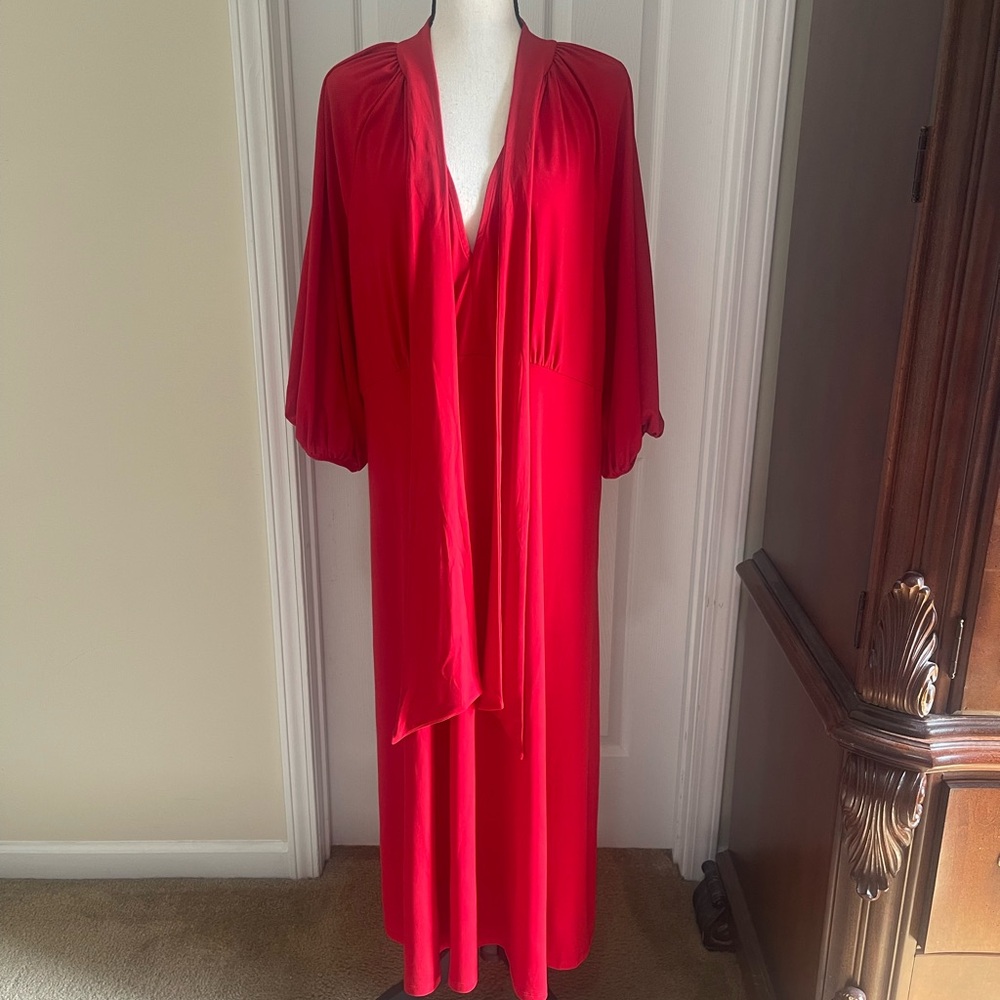 Eloquii Red Maxi Dress